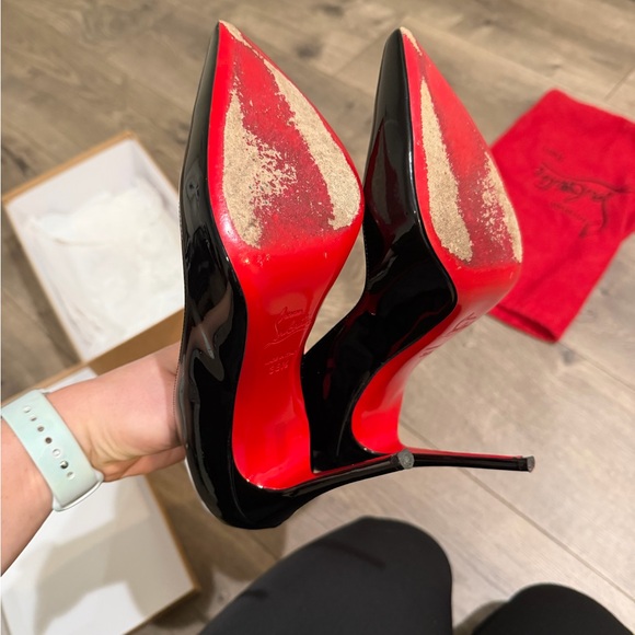 Christian Louboutin Black Patent Heels - Picture 8 of 10